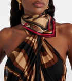 Pucci Labirinto silk twill scarf