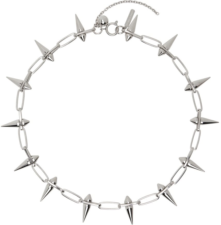 Justine Clenquet Silver James Necklace