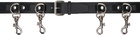 VETEMENTS Black Extreme Carabiner Belt