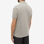 Fred Perry Authentic Men's Slim Fit Plain Polo Shirt in Concrete