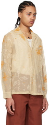 Bode Beige Lilium Shirt