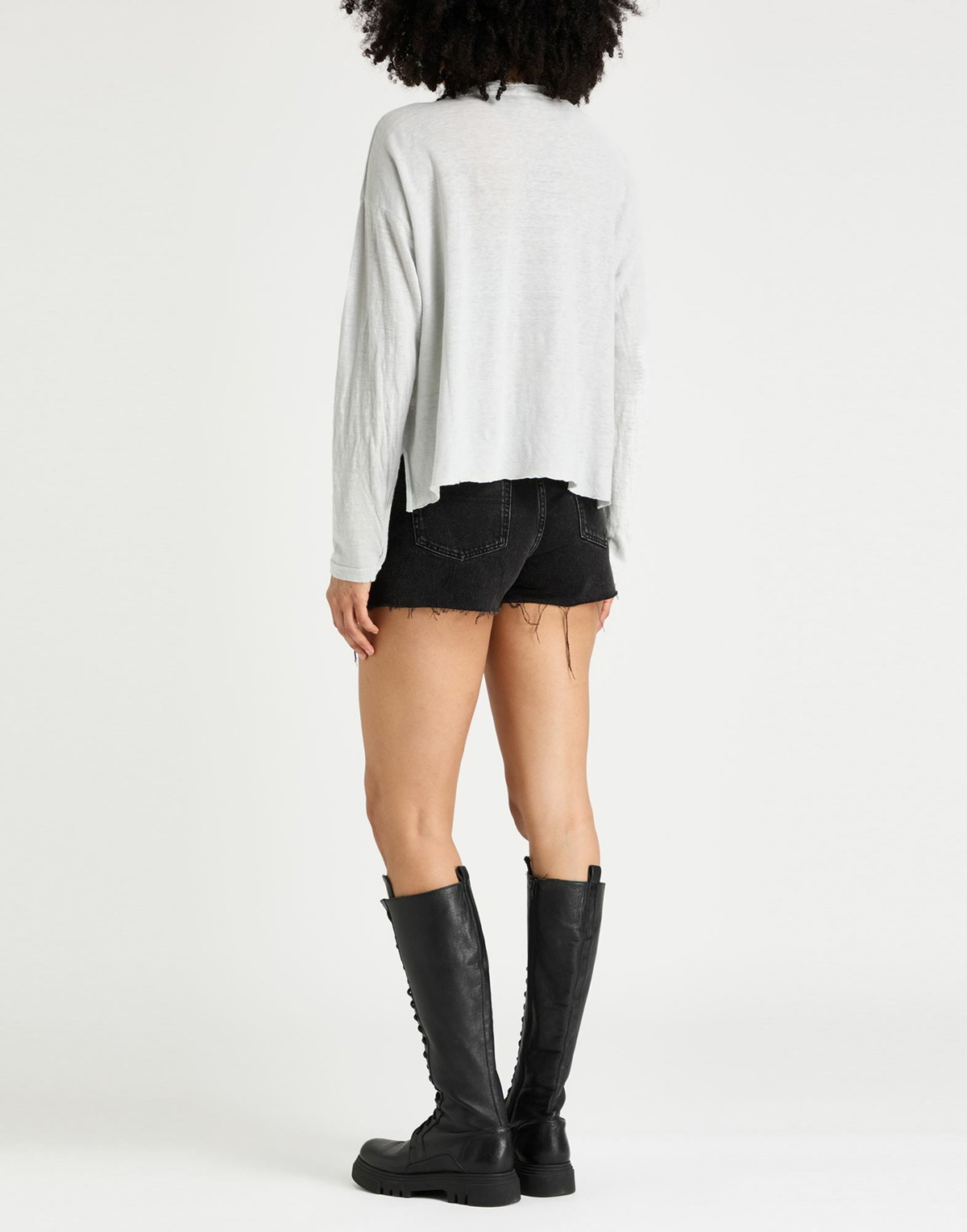 Crossley Womens Cardigan in Light grey