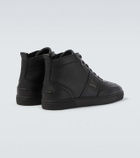Christian Louboutin Retero leather high-top sneakers