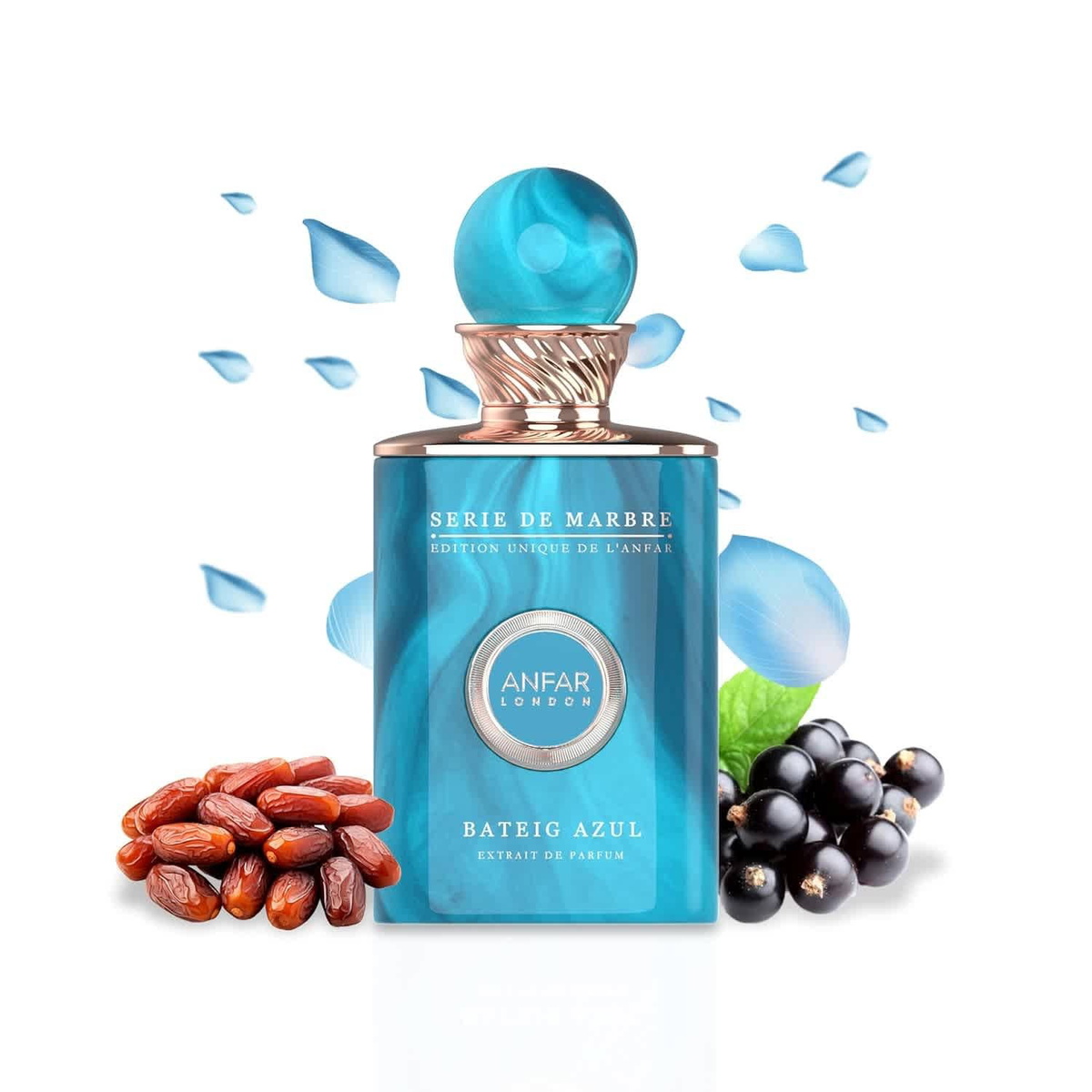 Anfar Unisex Bateig Azul Extrait de Parfum Spray 3.4 oz Fragrances 6292257643572