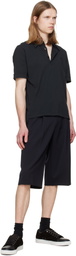 Lanvin Black DBB1 Leather & Suede Sneakers