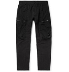 C.P. Company - Slim-Fit Tapered Cotton-Blend Cargo Trousers - Black