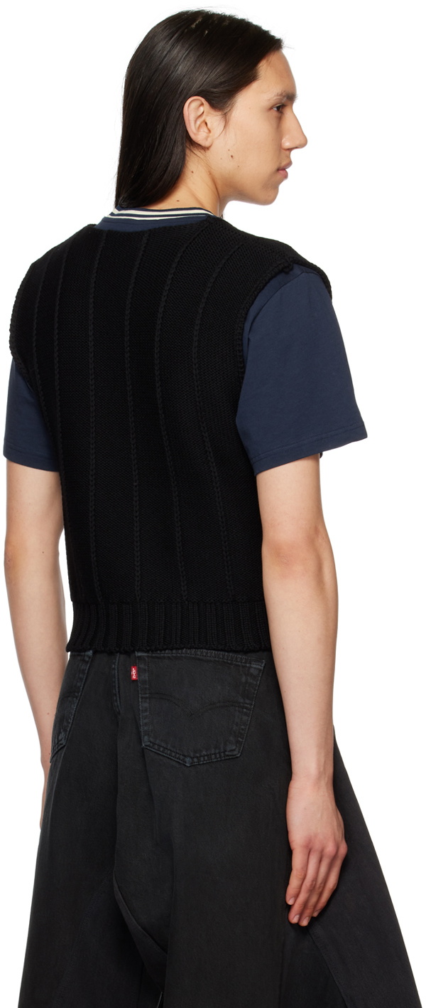 Connor McKnight Black Cord Vest
