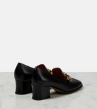 Gucci Interlocking G leather loafer pumps