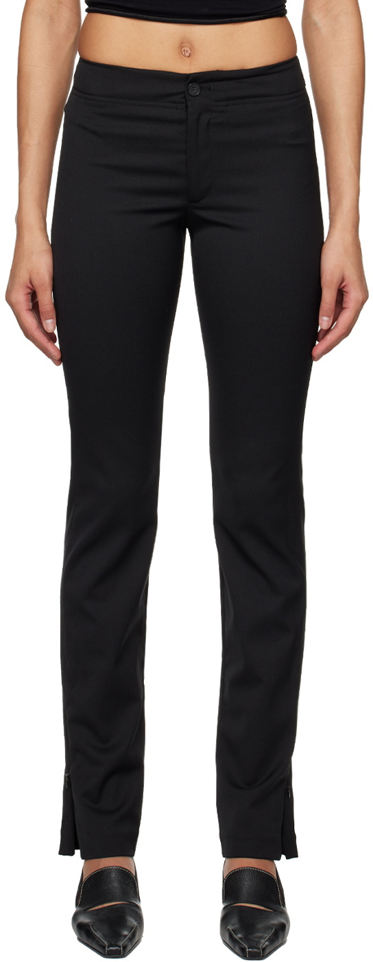 Vienna Zip Trousers Black