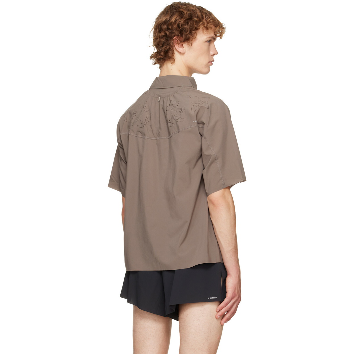 Satisfy Taupe PeaceShell River Short Sleeves Shirt