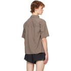 Satisfy Taupe PeaceShell River Short Sleeves Shirt