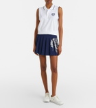 Polo Ralph Lauren x Wimbledon logo pleated tennis skirt