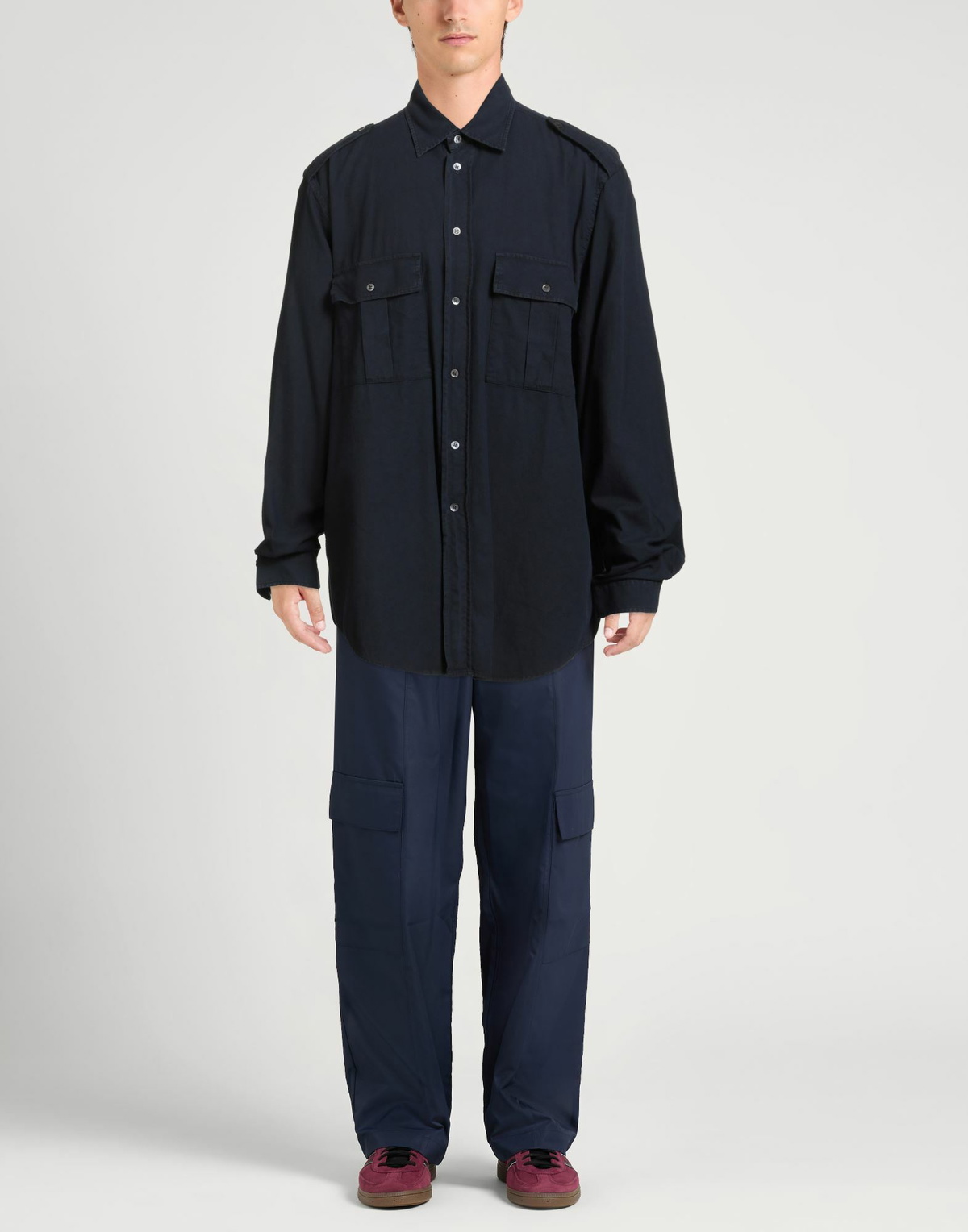 Barena Mens Shirt in Navy