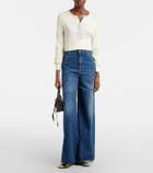 Chloé Chloé Kick metallic leather flats