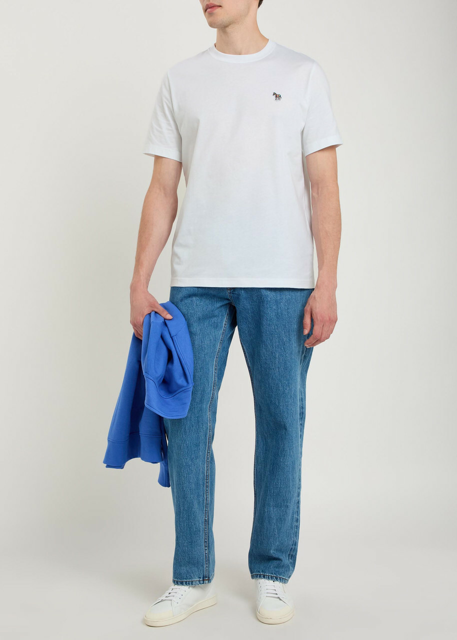 PS Paul Smith Appliquéd Cotton T-shirt White