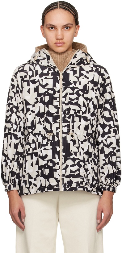 Photo: MACKAGE Off-White & Black Delia Reversible Jacket