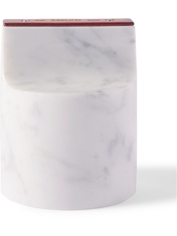 Photo: Berluti - Venezia Leather-Trimmed Marble Paperweight
