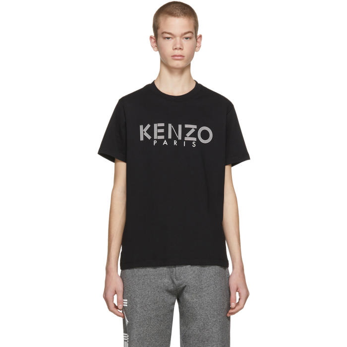 Photo: Kenzo Black Classic Kenzo Paris T-Shirt 