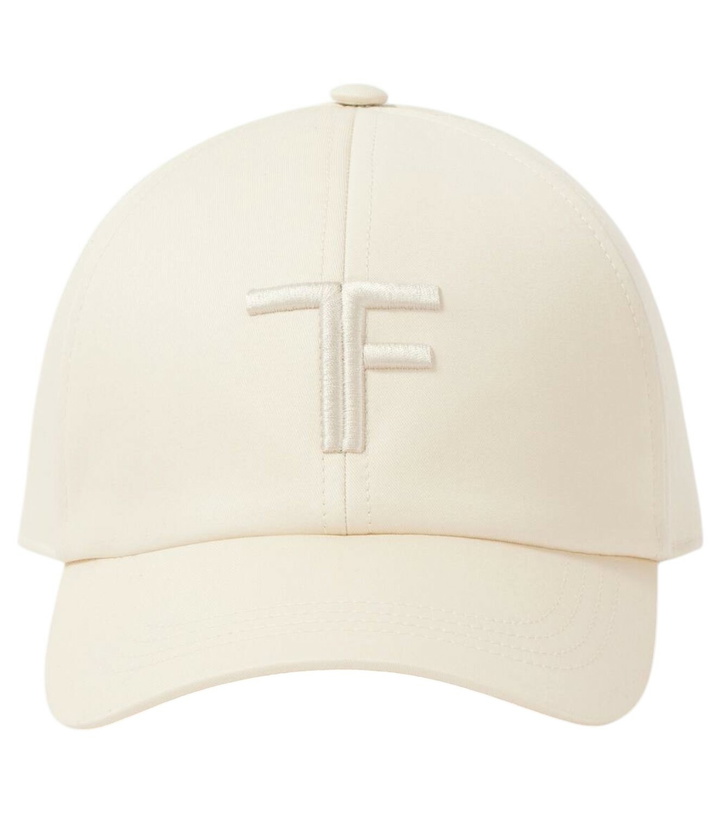 Photo: Tom Ford TF leather-trimmed cotton canvas cap