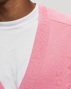 New Amsterdam Scrambled Cardigan Pink - Mens - Zippers & Cardigans