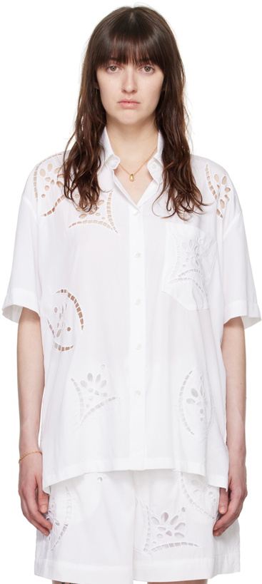 Photo: Isabel Marant White Bilya Shirt