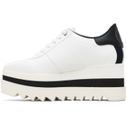 Stella McCartney White Sneak-Elyse Platform Sneakers