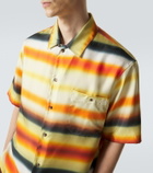 Loewe Paula's Ibiza striped cotton-blend shirt