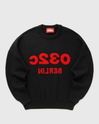 032c SELFIE SWEATER Black Mens Pullover