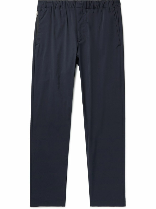 Photo: Theory - Curtis Tapered Stretch-Nylon Trousers - Blue