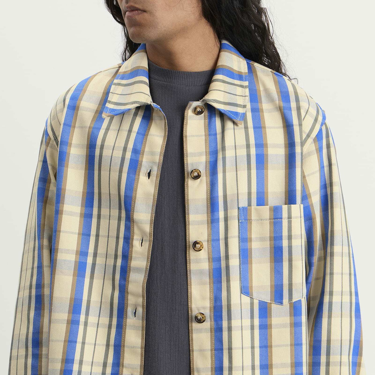 A.P.C. Men's Surchemise Nathan Shirt in Ecru