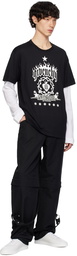 Givenchy Black Layered Long Sleeve T-Shirt