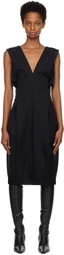 HODAKOVA Black Upside-Down Trouser Midi Dress