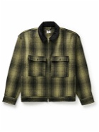 Randy's Garments - Station Corduroy-Trimmed Wool-Blend Jacket - Green