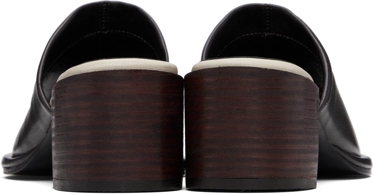 BY FAR Brown Francisco Lamb Nappa Leather Heeled Sandals