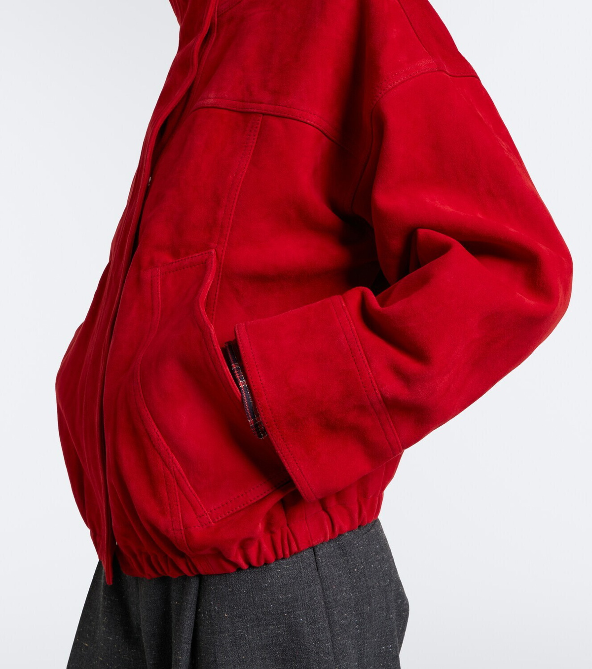 Róhe Oversized suede jacket