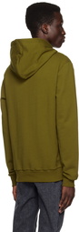 Balmain Khaki Flocked Hoodie