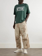 WTAPS - Printed Cotton-Blend Jersey T-Shirt - Green