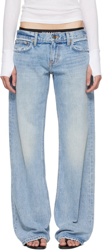 Photo: Raimundo Langlois Blue Bootcut Jeans