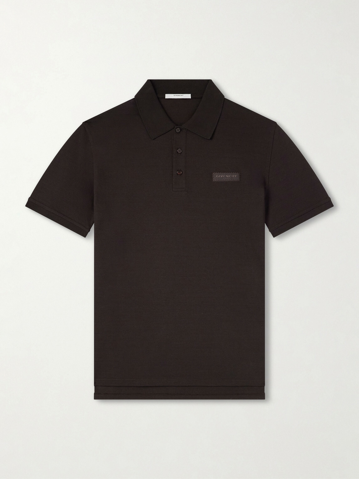 Givenchy - Logo-Appliquéd Cotton-Piquéd Polo Shirt - Brown