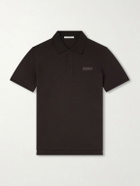 Givenchy - Logo-Appliquéd Cotton-Piquéd Polo Shirt - Brown