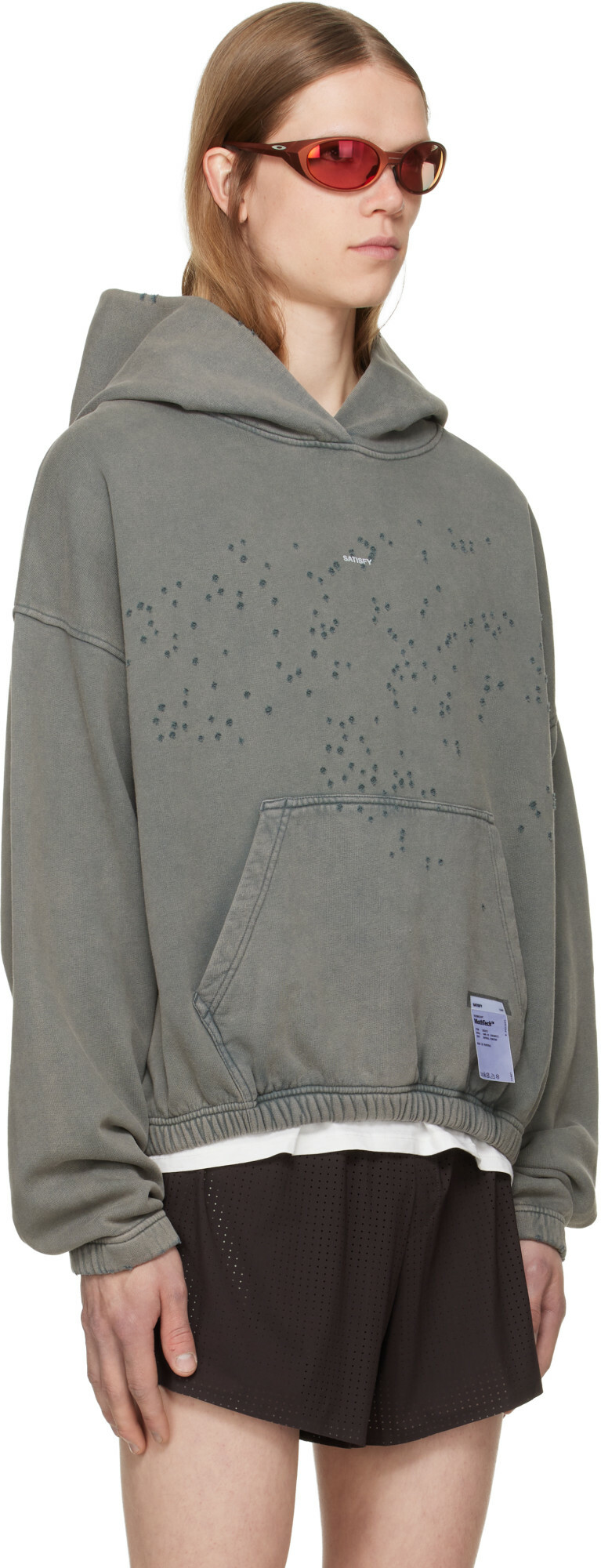 Satisfy Gray MothTech Hoodie