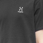 Haglofs Men's Camp T-Shirt in True Black