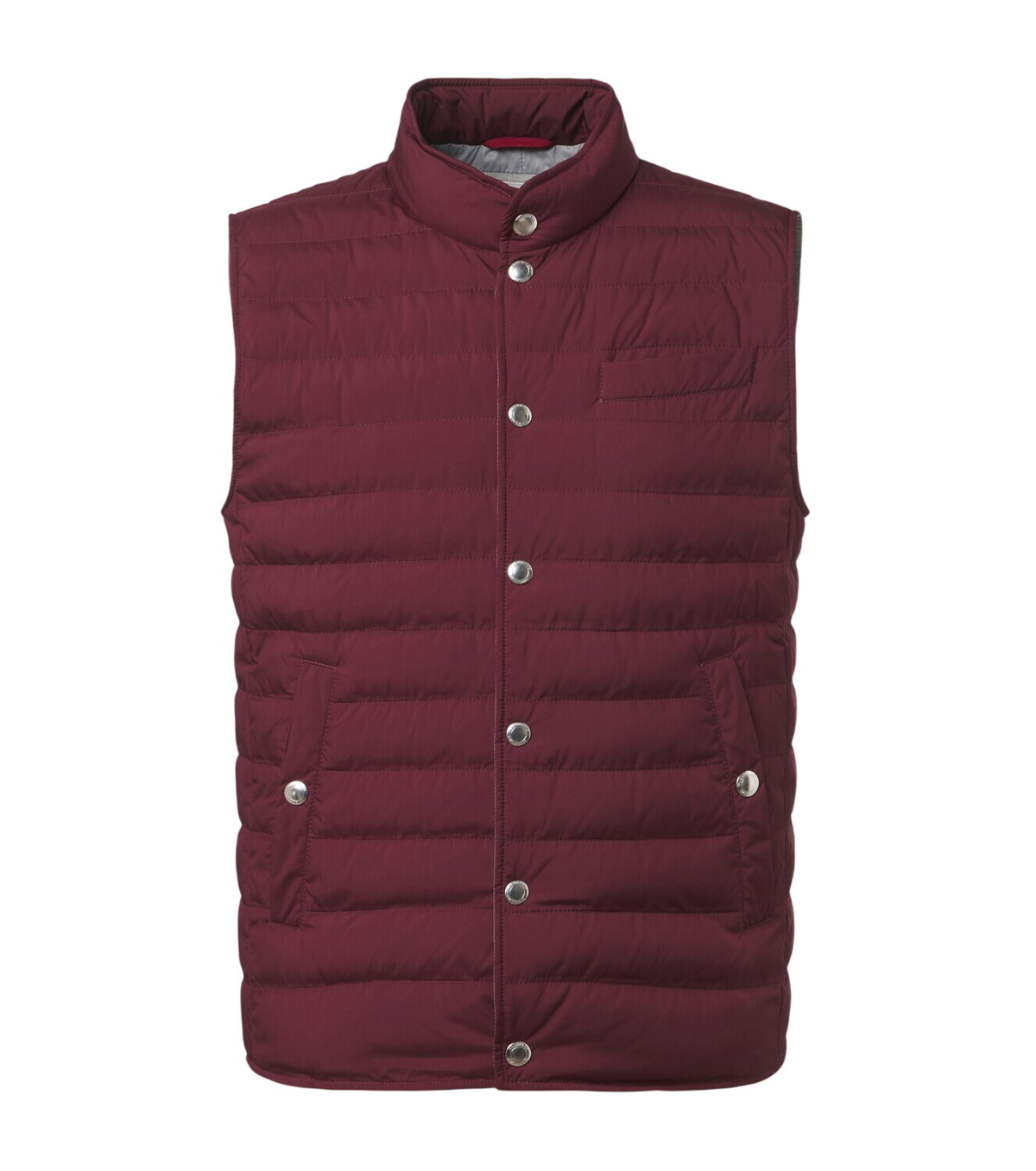 Brunello Cucinelli - Padded Quilted Suede Down Gilet - Neutrals