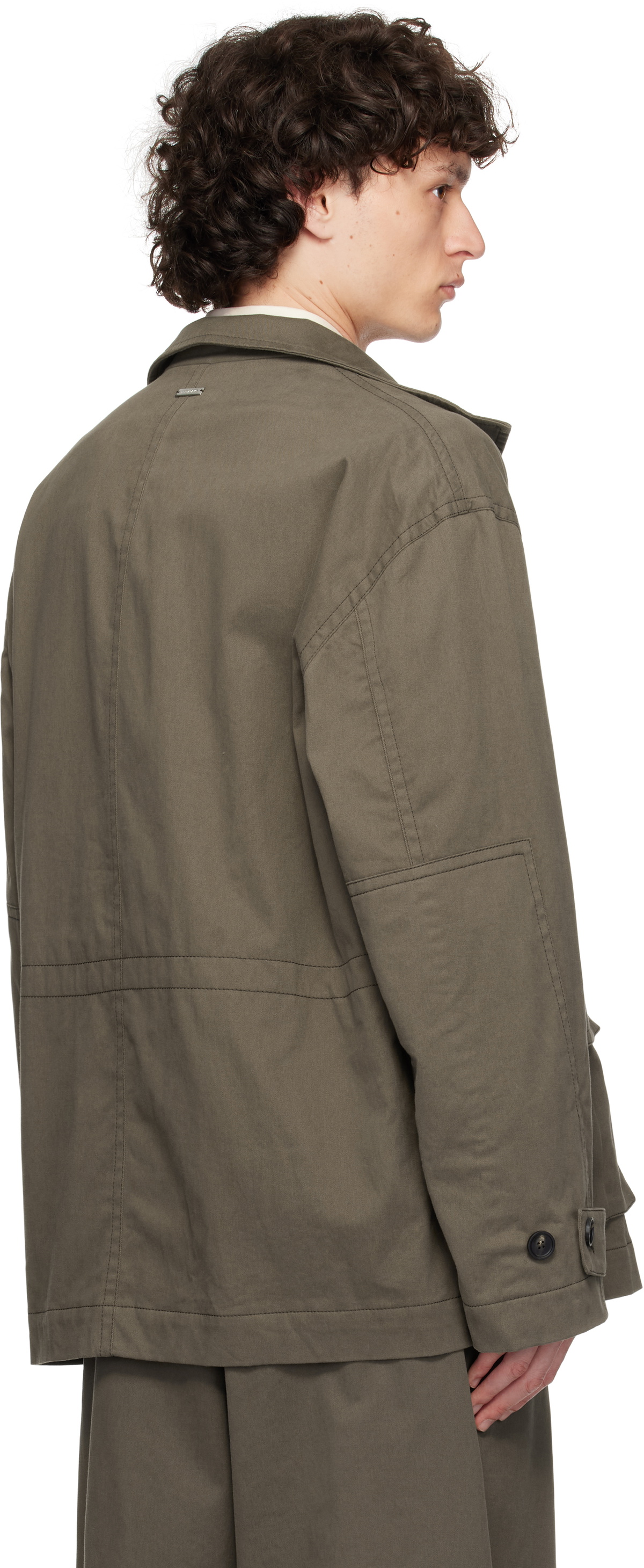 Ferragamo Taupe Saharan Jacket