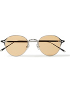 MATSUDA - Round-Frame Silver-Tone Titanium Sunglasses
