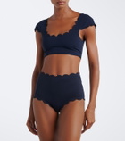 Marysia Mexico scalloped bikini top
