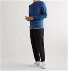 Oliver Spencer Loungewear - Harris Organic Fleece-Back Cotton-Jersey Sweatshirt - Blue