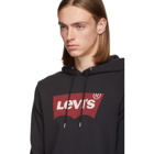 Levis Black Logo Hoodie