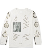 TAKAHIROMIYASHITA THESOLOIST. - Printed Loopback Cotton-Jersey Sweatshirt - White