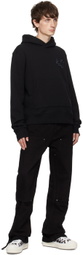 AMIRI Black Staggered Hoodie
